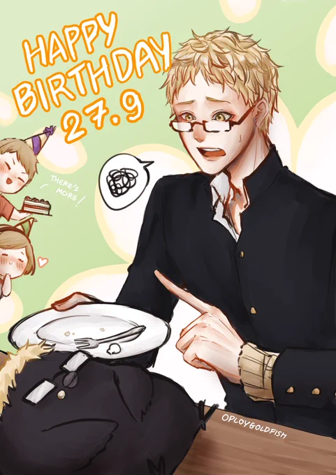 แง ในที่สุดก็เข็นออกมาได้ แง Happy birthday นะคะน้องสึกกี้ หม่าม๊าเทอ่านสอบมาวาดแล้ว--#9月27日は月島蛍の誕生日#月島蛍生誕祭2021#月島蛍誕生祭2021 