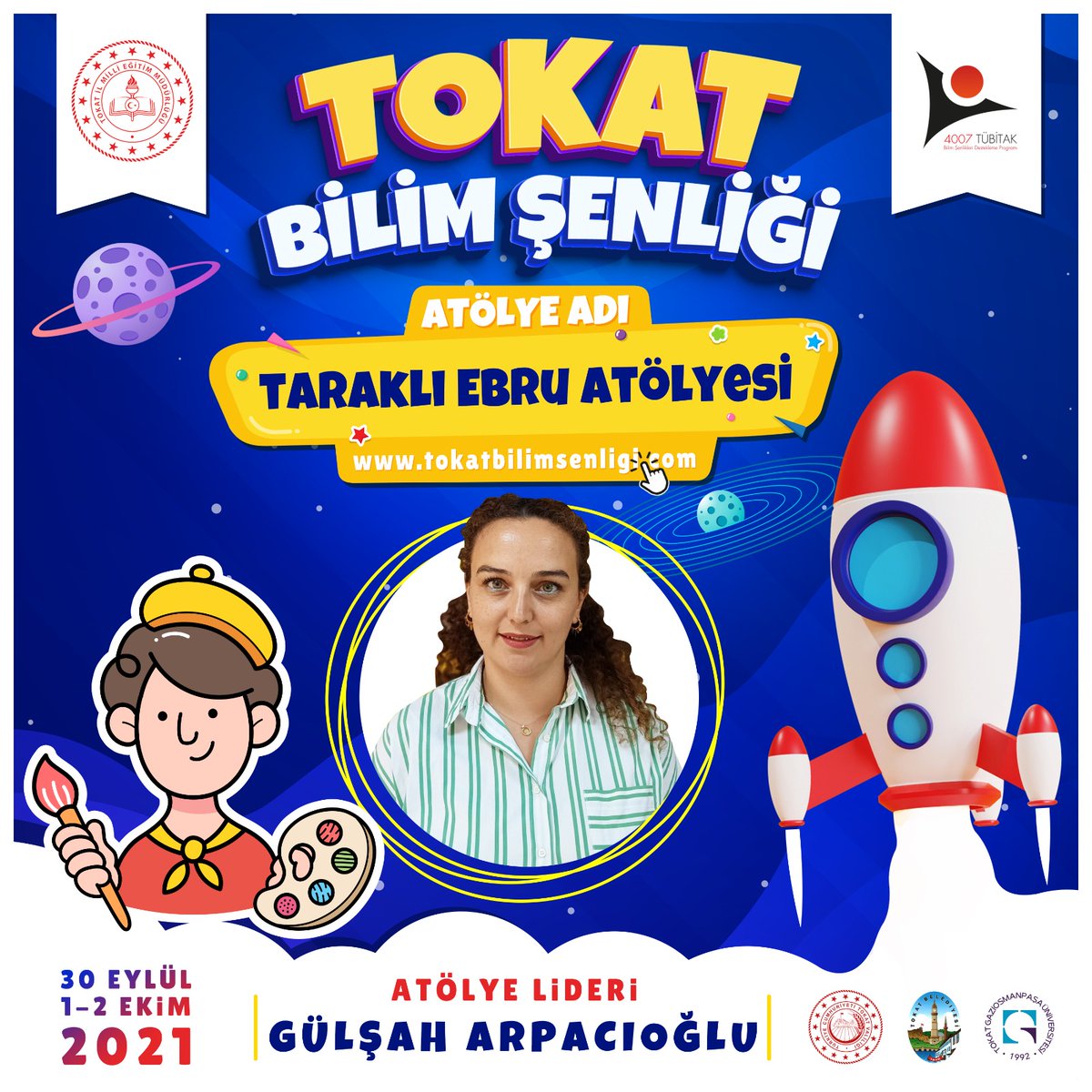 BilimTokat's tweet photo. Su üzerine hiç resim yaptınız mı ? 
Peki taraklı ebru çeşidinde neler var? 
Soruların cevapları taraklı ebru atölyesinde...
@tcmeb 
#türkiye #meb #tokat #tokatagitmekgerek #eğitim #bilim #bilimşenliği #robotik #drone #iha #sanat #kültür #kanaltokat #taraklıebru #ebrusanatı https://t.co/4rbiOCHPOH