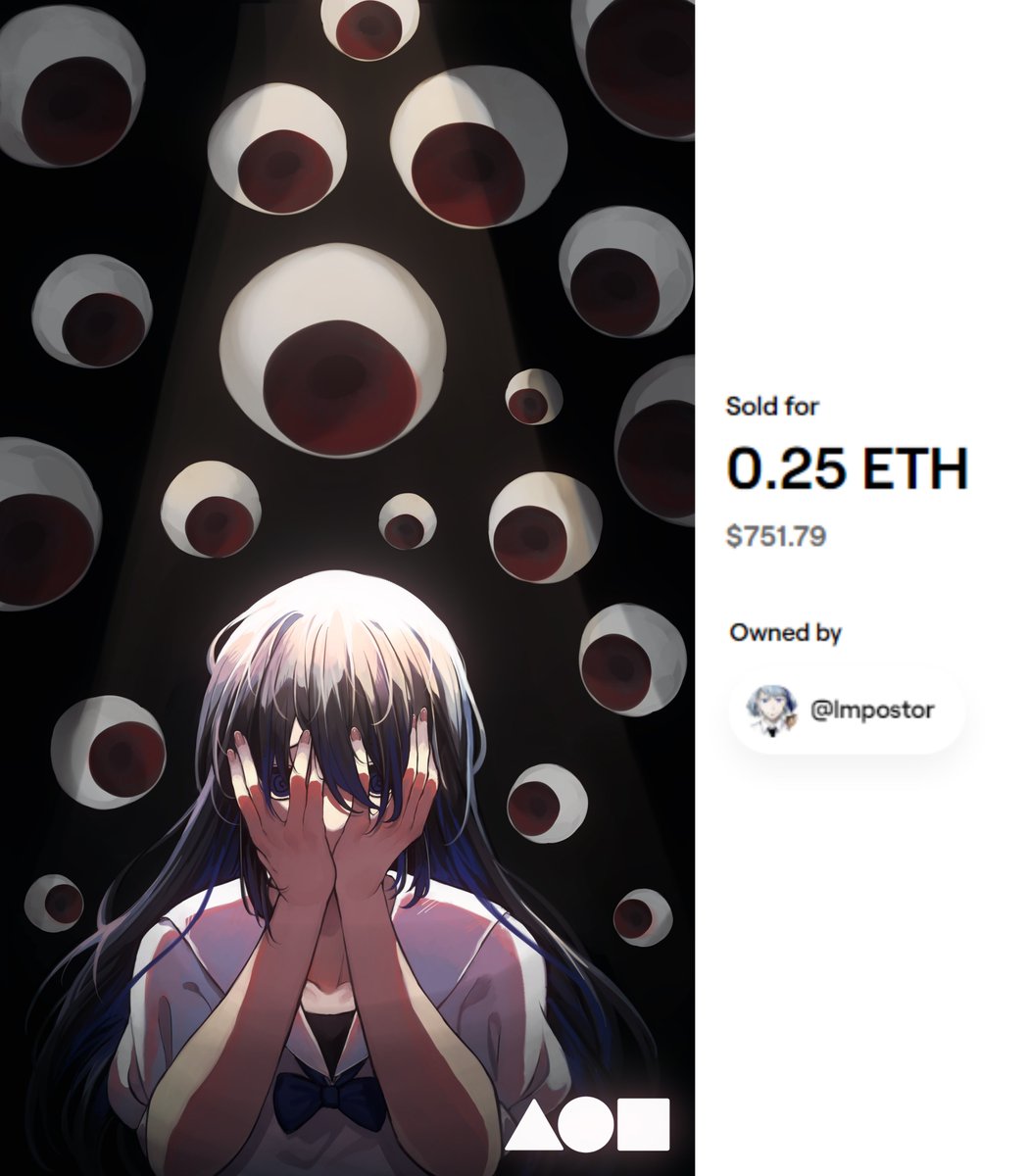 Zetsurin__'s tweet photo. "The one who being watched" auction has ended! Congratulation to @cantfakesigs I don't know how to thank you, but I'm so happy thank you so much!❤️❤️❤️😭😭 https://t.co/Cp370EVZm2