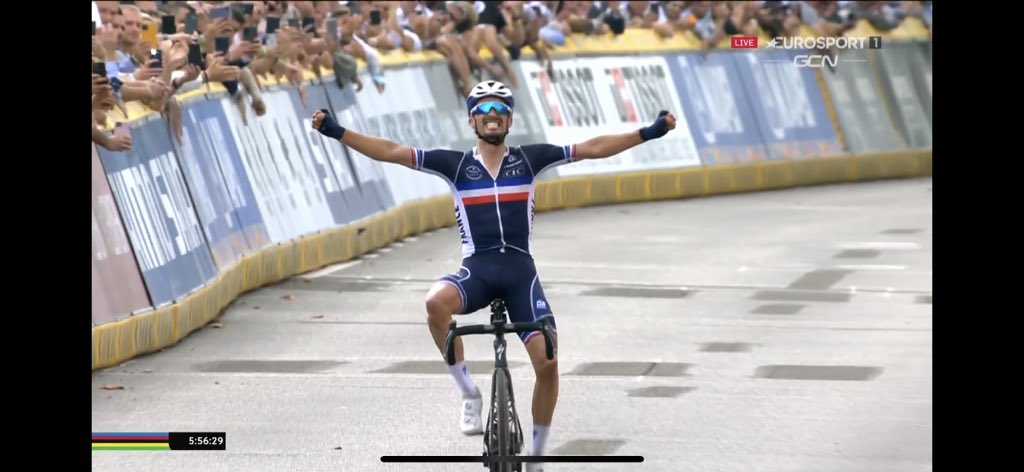 alexandreoudart's tweet photo. Again. 🌈 #Flanders2021 https://t.co/vRVALmIJIW