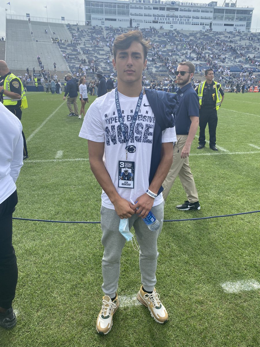 Nick Mancuso (@n_mancuso4) on Twitter photo Had a great time <a href="/PennStateFball/">Penn State Football</a>. Huge thanks to <a href="/coachjfranklin/">James Franklin</a> and <a href="/DannKabalaPSU/">Dann Kabala</a> for the invite! <a href="/EdOBrienCFB/">EdOBrienCFB</a> <a href="/CoachStubbs/">Taylor Stubblefield</a> <a href="/LHSChiefs/">Lakeland Jr. Sr. High School Chiefs Football</a> 🔵⚪️ Had a great time <a href="/PennStateFball/">Penn State Football</a>. Huge thanks to <a href="/coachjfranklin/">James Franklin</a> and <a href="/DannKabalaPSU/">Dann Kabala</a> for the invite! <a href="/EdOBrienCFB/">EdOBrienCFB</a> <a href="/CoachStubbs/">Taylor Stubblefield</a> <a href="/LHSChiefs/">Lakeland Jr. Sr. High School Chiefs Football</a> 🔵⚪️