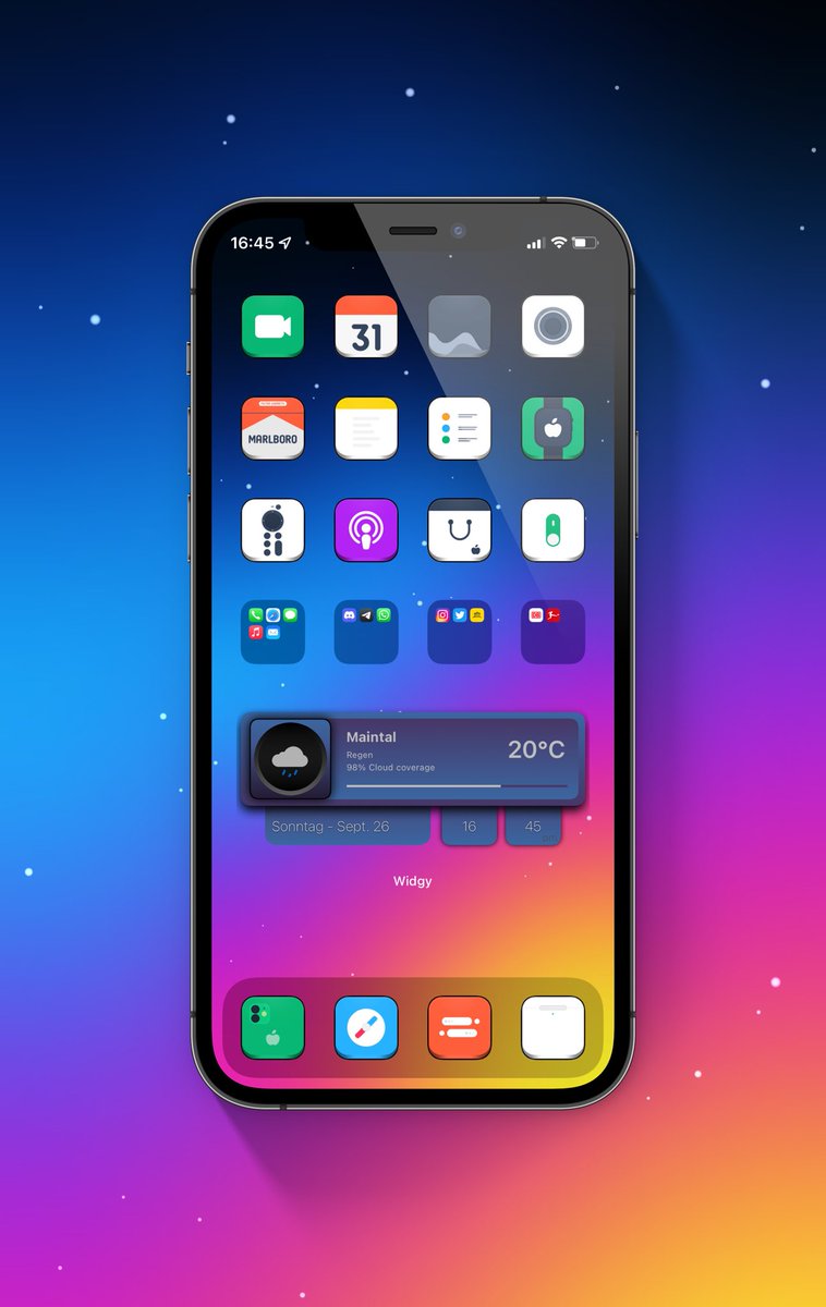 cub_dom's tweet image. Today Munchies by @DotdesignsX Æ by @Attairdu57slm Wallpaper by @MarcusBremen Widgy by @SeanKly  #iOS15th #nojailbreak