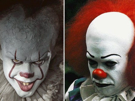 It recebeu duas adaptações. A primeira em uma minissérie nos anos 90 e a segunda com dois filmes no final da década passada. Qual é o seu Pennywise favorito?