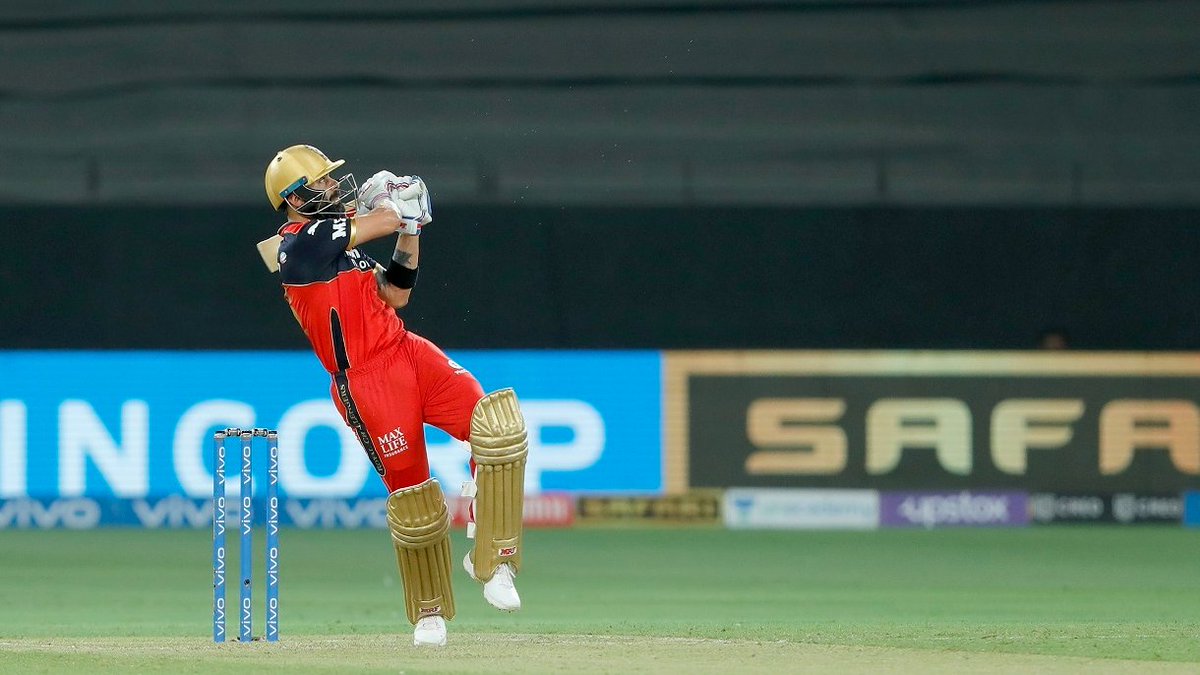 cricinfo's tweet photo. Nothing to see here, just Virat Kohli doing what he does best 💫

#RCBvMI | #IPL2021 https://t.co/ozCM8MzWSX