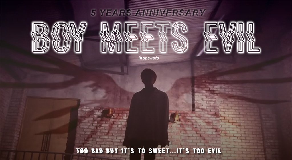 bfKXiyraiNkevcQ's tweet photo. HAN PASADO 5 AÑOS DESde EL LANZAMIENTO DEL TRÁILER DE REGRESO DE "BOY MEETS EVIL".
#5YearsWithBME https://t.co/GWLVMPwBKD
