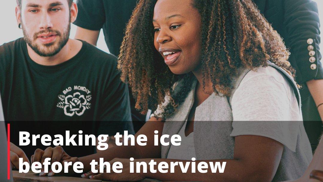 atomichronica's tweet photo. How to break the ice before an interview? Read here:https://t.co/ptIDLopr6j https://t.co/mqbKtyKAa8