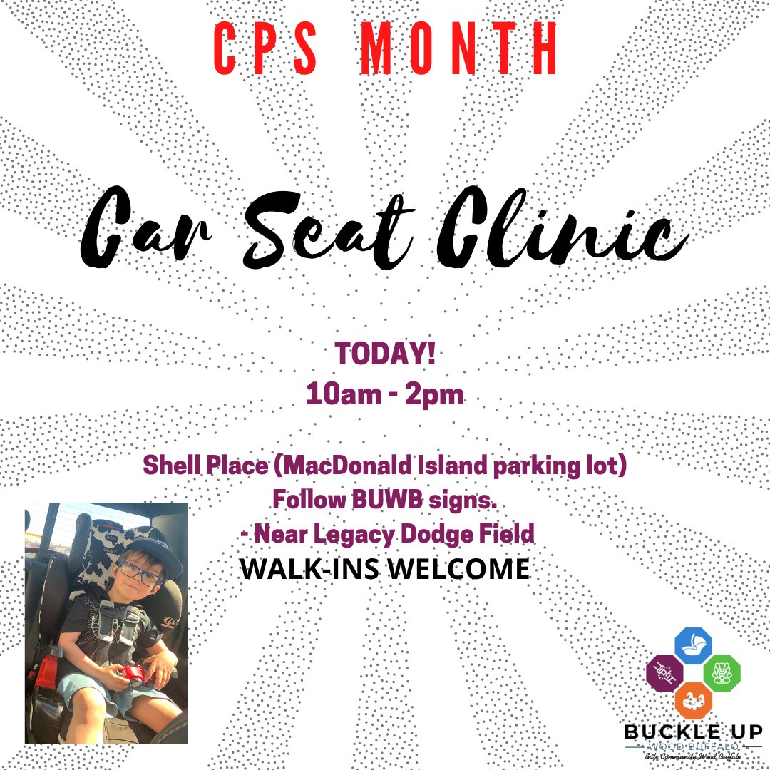 SafeCommunityWB's tweet image. We have some availability for walk-ins today so come on down and get those car seats inspected to ensure that the little ones in your life are riding safely in the vehicle.

#protectingourfuture
#CPSWeekYMM2021
#CPSWeekCanada
#proudtobeacpst