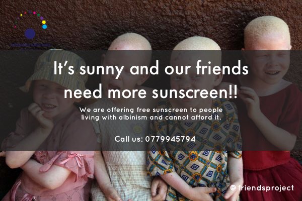 expanding_amb's tweet photo. Can you imagine how many children living with albinism stay away from school during this hot weather simply because they cannot afford sunscreen?
Be part of the solution. #educate #friendsproject https://t.co/itCwDtdfqS