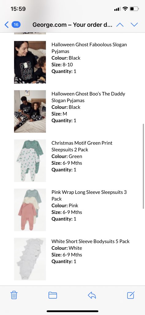 lauraheston's tweet photo. @Georgeatasda ordered from you, for a baby girl and you’ve sent me boy colours, do your staff not check orders? Pretty sure these aren’t pink #joke https://t.co/SGX2aB5a50