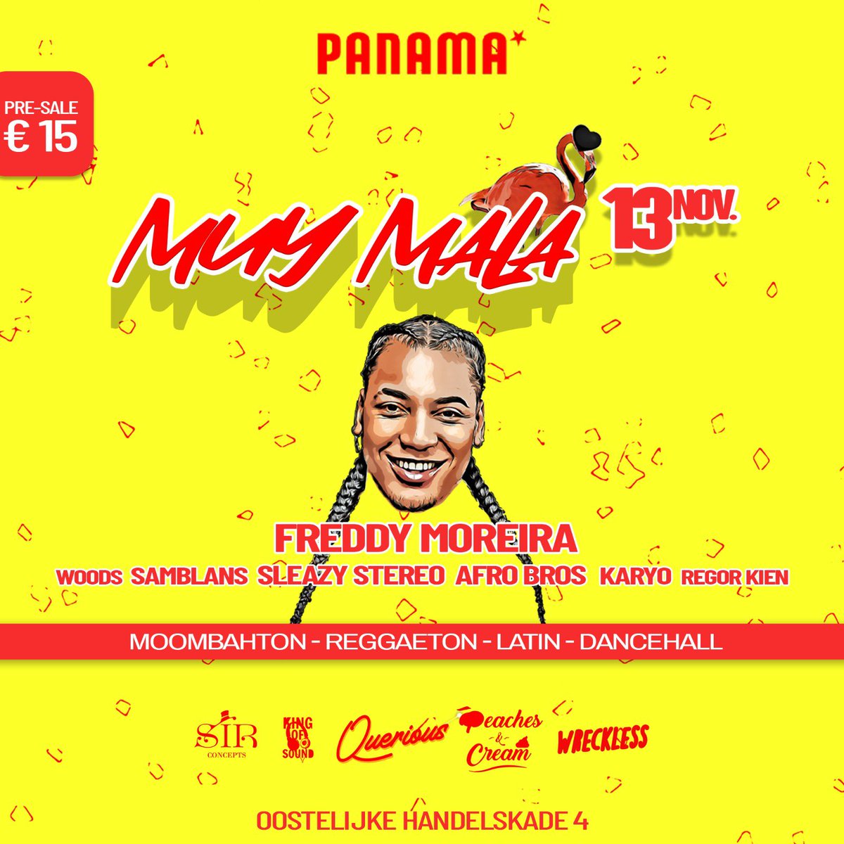 Tha-ro (@sir_concepts) on Twitter photo It is a fact! Our first real event this year not as usual in a nightclub but nowadays in a dayclub. We start with a banger of an event “Muy Mala” in club <a href="/panamaamsterdam/">panama amsterdam</a> with Freddy Moreira! And many other big names. It will be a swinging Latin evening. Be there! It is a fact! Our first real event this year not as usual in a nightclub but nowadays in a dayclub. We start with a banger of an event “Muy Mala” in club <a href="/panamaamsterdam/">panama amsterdam</a> with Freddy Moreira! And many other big names. It will be a swinging Latin evening. Be there!