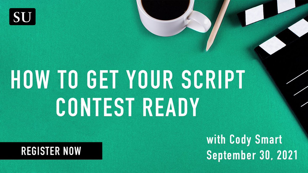 scriptmag's tweet photo. Learn from independent writer and script doctor Cody Smart on one of the best ways to break in: contests. 

Still time to register! https://t.co/2r5QfENop4

#amwriting #scriptchat #contests #scriptuniversity #screenwriter #learning https://t.co/XDBlOLe6eg