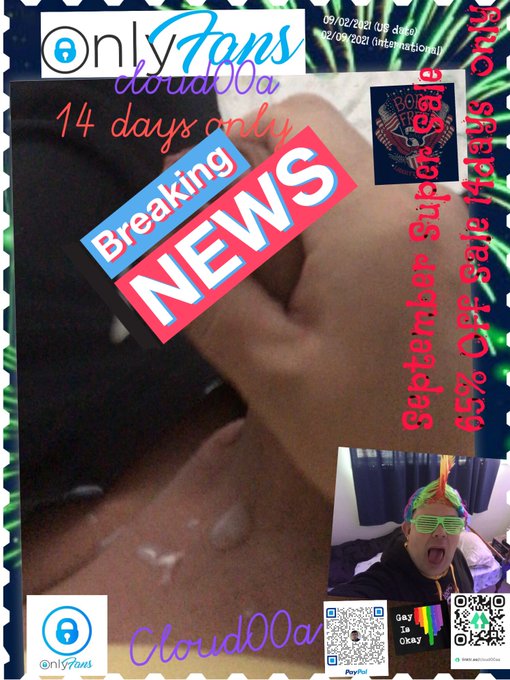 2 pic. Cloud00a ???? https://t.co/oMT0jiHLKb September Super 65% off Sale Super ??Yummy Dick Sale #gayboy
