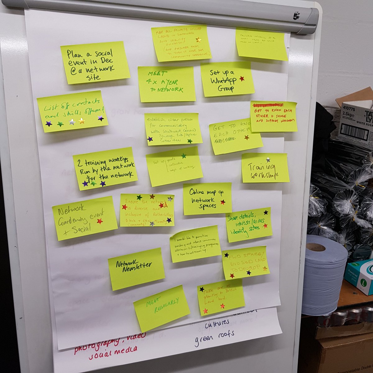 On Wednesday we hosted the launch of Rotherhithe  Community Gardening Network with speakers <a href="/UchikiKuri/">Ruth Arnott</a> <a href="/rgalpinstudio/">Richard Galpin</a> from <a href="/CgnWalworth/">Walworth Community Gardening Network</a> and @lxalinas from PNK Garden. It was wonderful to have so many ideas, skills and knowledge all in one place #network #community #greening