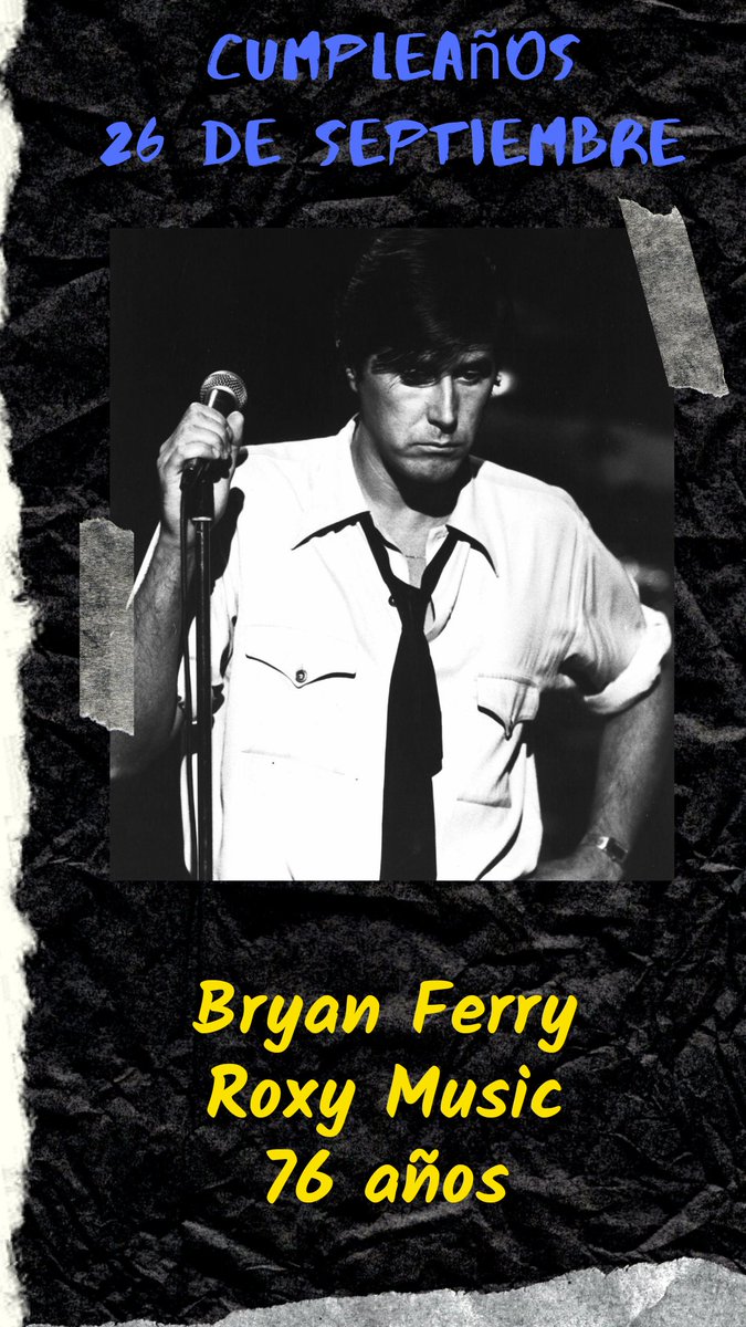 AntologiasRock's tweet photo. Cumpleaños 26 de septiembre! #BryanFerry #RoxyMusic #TonyFoxSales #Runt #IggyPop #TinMachine #AlPitrelli #TransSiberianOrchestra #AliceCooper #Megadeth #Widowmaker #JohnTempesta #Exodus #Testament #WhiteZombie #RobZombie #TheCult #MotorRide https://t.co/UfZGt4Kf53