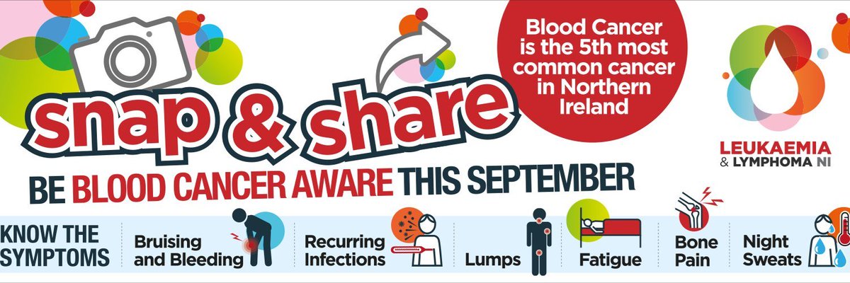 We haven't been on Twitter in a wee while, but our friends at <a href="/LAL_NI/">Leukaemia&LymphomaNI</a> have been busy making an amazing series of infographics for #BloodCancerAwarenessMonth 

September's nearing an end, but head to their page &amp; scroll through them all to learn some really important things ❤