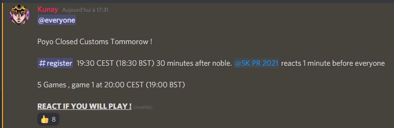 NoLowwwVFX's tweet photo. Poyo Closed Practice start tommorow.

-2K PR 2021
@ player on comment https://t.co/FXBhC89X5k