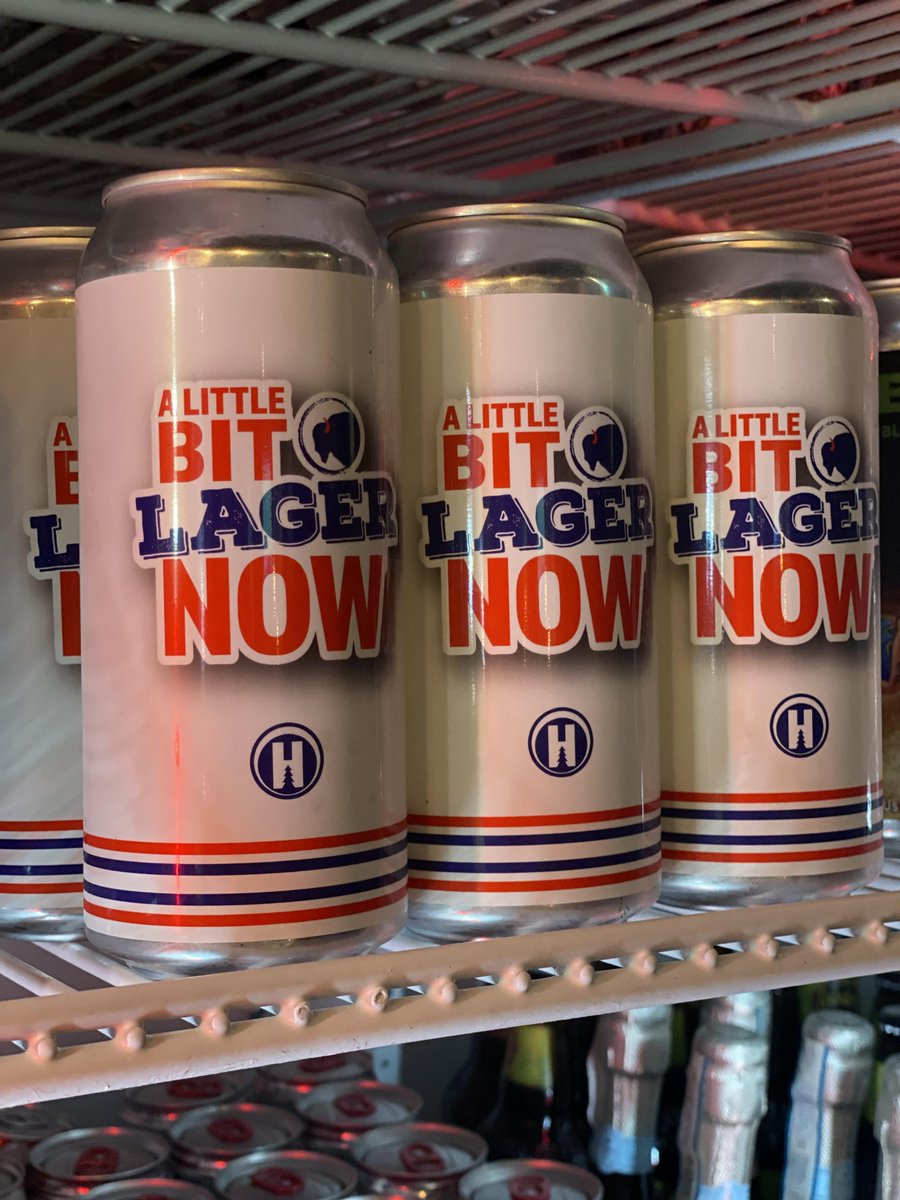 We’re ready for another win! 
Now serving Hamburg Brewing’s A Little Bit Lager Now! 

#byrdistheword
