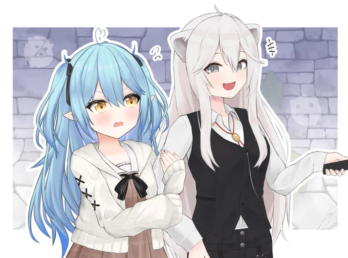 ラミィちゃんのツッコミとししろんのゲラ笑いは健全にいい ホラゲーデート楽しみにしてます
#LamyArt #ししらーと 