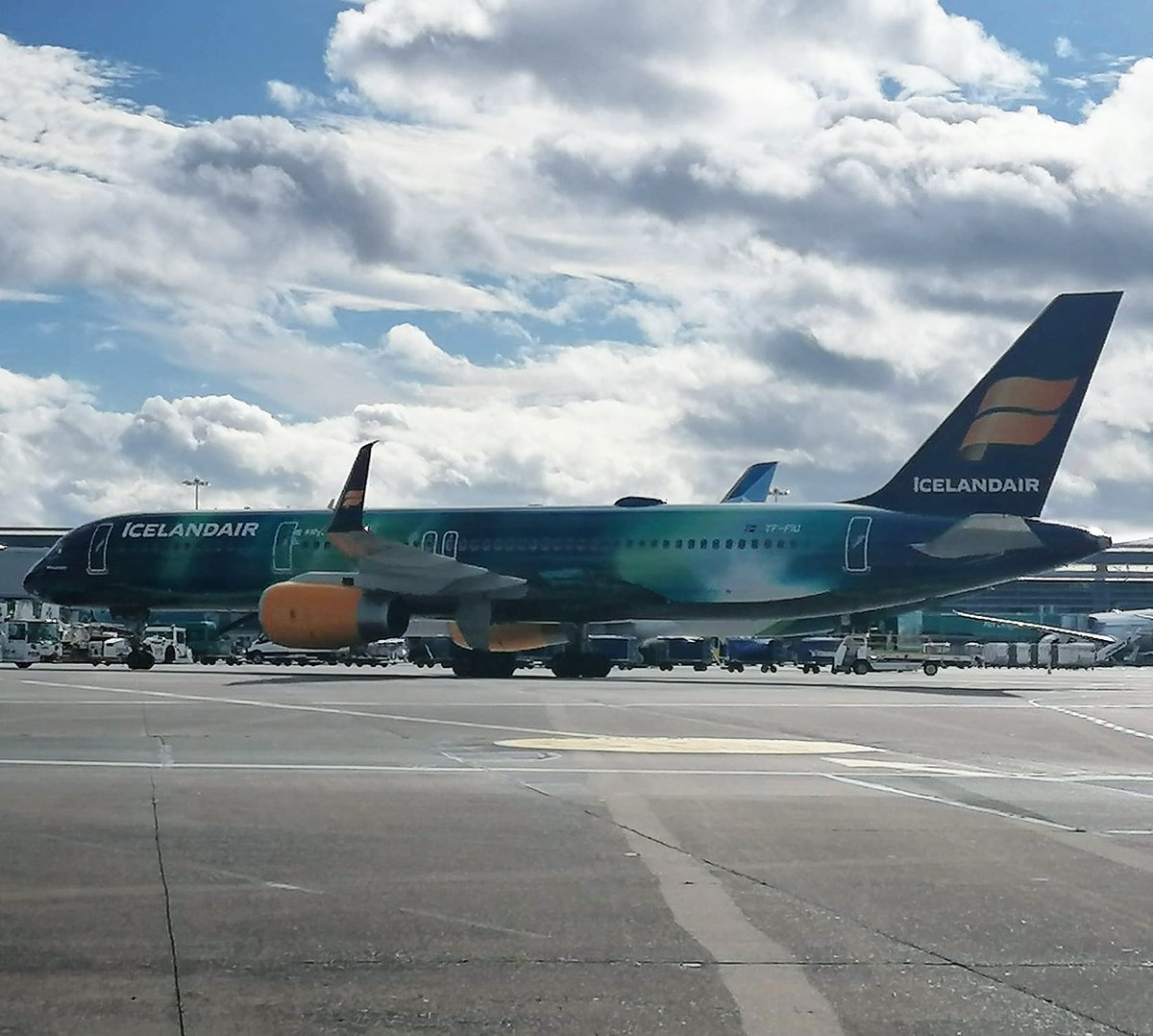 Dublin Airport (@dublinairport) on Twitter photo The <a href="/Icelandair/">Icelandair</a> TF-FIU Hekla Aurora 752 pushing back to depart from Pier 3 @dublinairport today ✈️ The <a href="/Icelandair/">Icelandair</a> TF-FIU Hekla Aurora 752 pushing back to depart from Pier 3 @dublinairport today ✈️