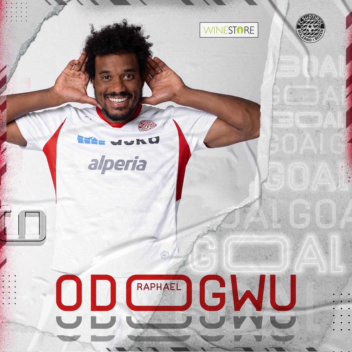 fclubsuedtirol's tweet photo. ⚽️GOOOOOOOOOOOOOOOOL

RAPHAEL O-DO-GWU! 

Servito da #Broh, l'attaccante raccoglie in profondità e scarica in rete per il vantaggio biancorosso: 1-0

#FCS #FCSüdtirol #Whitereds #SerieC #passion #LEGFCS #LegnagoSalusFCSüdtirol #PassioneBiancorossa #26settembre https://t.co/oUhoCVbf25