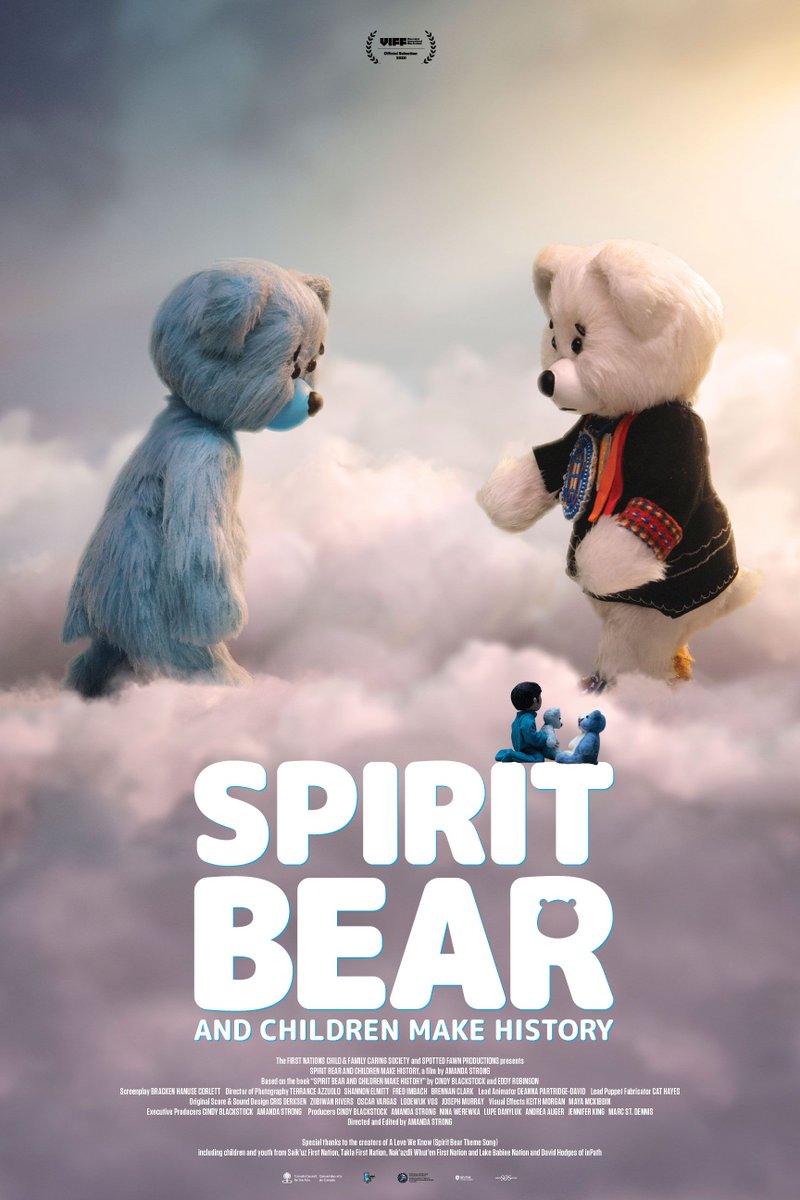 To honour Orange Shirt Day &amp; the National Day for Truth and Reconciliation, we are making our film, <a href="/SpiritBear/">Spirit Bear</a> &amp; Children Make History, available to the public for free all week! Access to the film &amp; resources for reconciliation, is available here: buff.ly/3kCQx2b