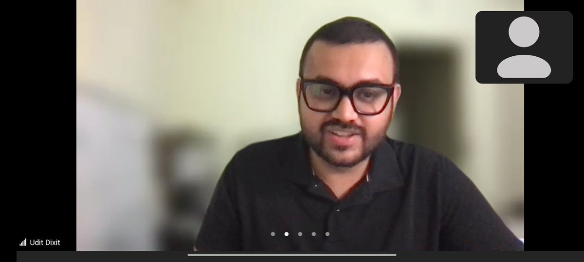 SanidhyaT's tweet photo. Learnt a lot on the business of design from @usdixit13 from @zetaux1 . He talked about the approach, methods and processes to understand vision and goals of an organisation. An amazing session to end the week with. https://t.co/CWoSf9wPRi