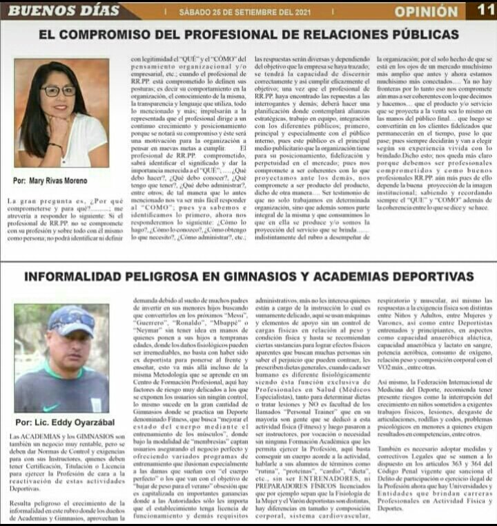 El Gobierno debe sancionar la informalidad en el Deporte algo que nadie se percata y que pone en riesgo a nuestros Niños en especial...interesante este Artículo al respecto