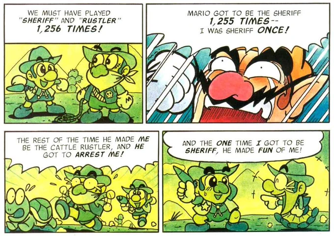 if you think about it in official Mario lore it's said that Mario and Wario knew each other as children and Jimmy T is also Wario's childhood friend which means there's a chance that Mario and Jimmy T knew each other as children through Wario 