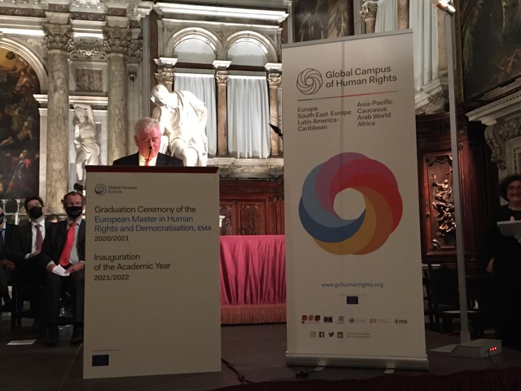 Eamon Gilmore (@eamongilmore) on Twitter photo Human Rights Educstion:
Congrats to all the human rights advocates who graduated today from the Global Campus of Human Rights! Honoured to speak at their graduation ceremony in beautiful Venice <a href="/gchumanrights/">Global Campus of Human Rights</a>. #EU has been supporting the Global Campus for 24 years. Human Rights Educstion:
Congrats to all the human rights advocates who graduated today from the Global Campus of Human Rights! Honoured to speak at their graduation ceremony in beautiful Venice <a href="/gchumanrights/">Global Campus of Human Rights</a>. #EU has been supporting the Global Campus for 24 years.