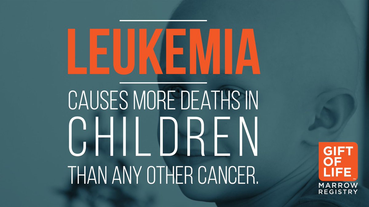 GiftofLife's tweet photo. Not on the #marrowregistry? Take 2 minutes to get it done this Childhood Cancer Awareness Month! Visit: https://t.co/nTLkqAT2hF #Swab2Save #leukemia #YouCure #ChildhoodCancerAwarenessMonth https://t.co/G7boUdW7ml