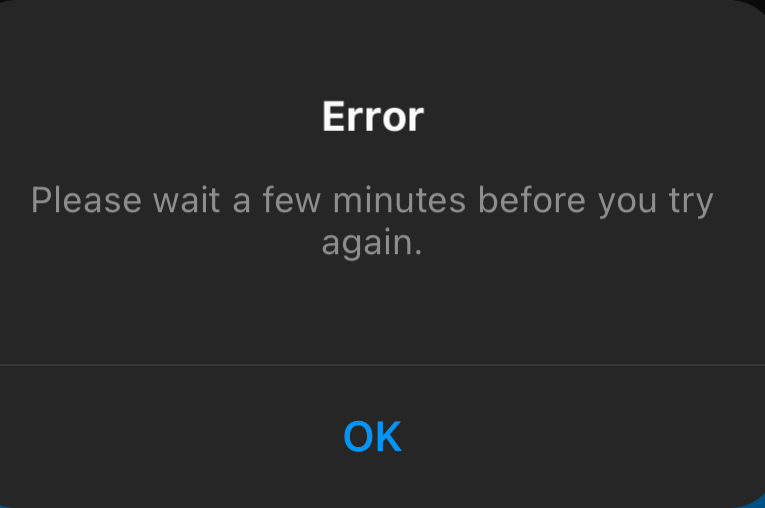 nmarielas's tweet photo. can @instagram help me please ??? ive been getting this message for about more than 24 hours and i still cannot log into my account https://t.co/vX7w9Bn9JO