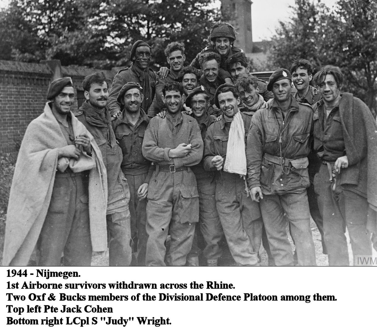 SOFOtrust's tweet photo. Don't miss the final entry in our daily #Arnhem77 blog, follow what happened #onthisday 1944 and find out the contribution of the #Oxfordshire & #Buckinghamshire Light Infantry in the battle that was #ABridgeTooFar
👉 https://t.co/hWTLucCyYO
📷 © IWM HU 3722 https://t.co/8X6pv9GVkV