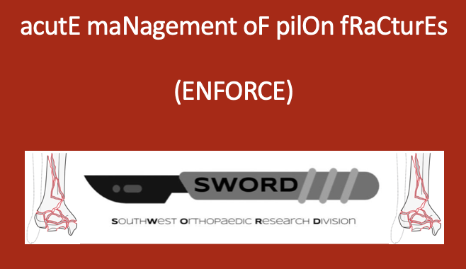 South West Orthopaedic Research Division (@swordresearchuk) on Twitter photo Calling all Ortho Trainees to get involved in a national review of Tibial Pilon Fracture Management.
Find out more and sign up by clicking on the following link….
redcap.exe.nhs.uk/surveys/?s=YAN……
DEADLINE FOR REGISTRATION: FRIDAY 1st OCTOBER 2021!!!
enforcepilonstudy@gmail.com Calling all Ortho Trainees to get involved in a national review of Tibial Pilon Fracture Management.
Find out more and sign up by clicking on the following link….
redcap.exe.nhs.uk/surveys/?s=YAN……
DEADLINE FOR REGISTRATION: FRIDAY 1st OCTOBER 2021!!!
enforcepilonstudy@gmail.com