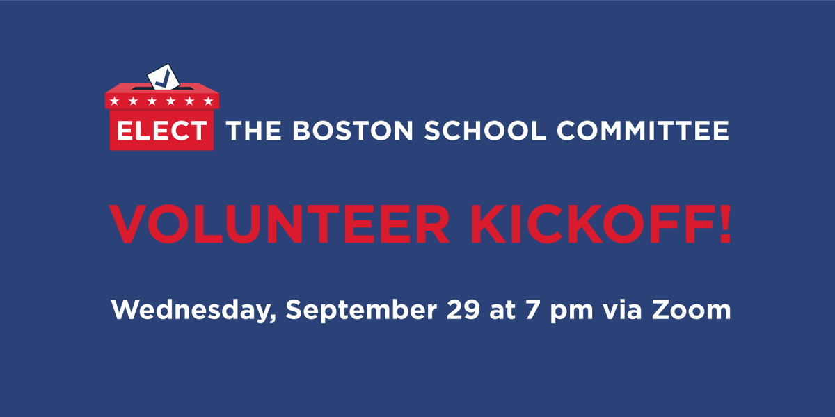 ElectTheBSC's tweet photo. It's time to talk to voters &amp; kick this campaign into high gear! Join us for our volunteer kickoff meeting: 
#ELECTtheBSC Volunteer Kickoff Meeting
Wednesday September 29, 7:00PM
Via ZOOM
https://t.co/m26xwZ1pCn
We need YOU! Please share widely! #bospoli #ElectTheBSC https://t.co/DRjQsyCIWm