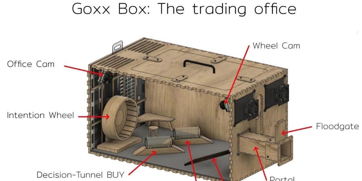 A hamster has been trading #cryptocurrencies in a cage rigged to automatically buy and sell tokens since June — and it's currently outperforming the S&amp;P 500 🐹📈 

businessinsider.com/hamster-tradin… #fintech