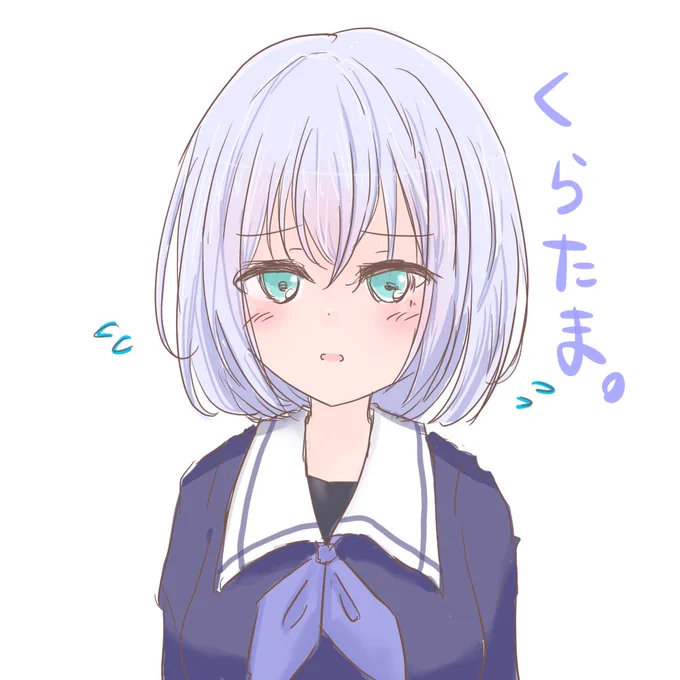 お題からましろちゃん。初手から超難産でした😇 