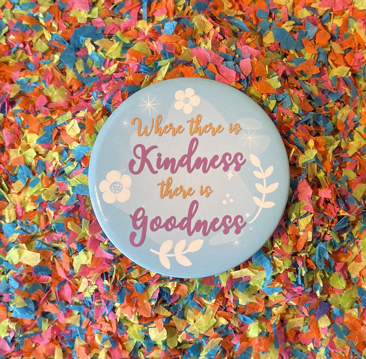 Toleratedbarely's tweet photo. Remember a little bit of kindness can go a very long way. #SBS #kindness #bekind #bekindalways #findkindness #smallbusinessowner #buttonbadge #magnet #cinderella https://t.co/pnswDAMnq9