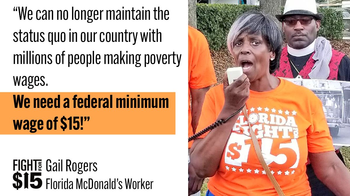 chifightfor15's tweet photo. If this year has taught us anything it is that our economy relies on essential workers. It’s time to set things right and #RaiseTheWage to at least $15/hr at the federal level. #Fightfor15 #FLfor15 https://t.co/QIFUhomM0Z