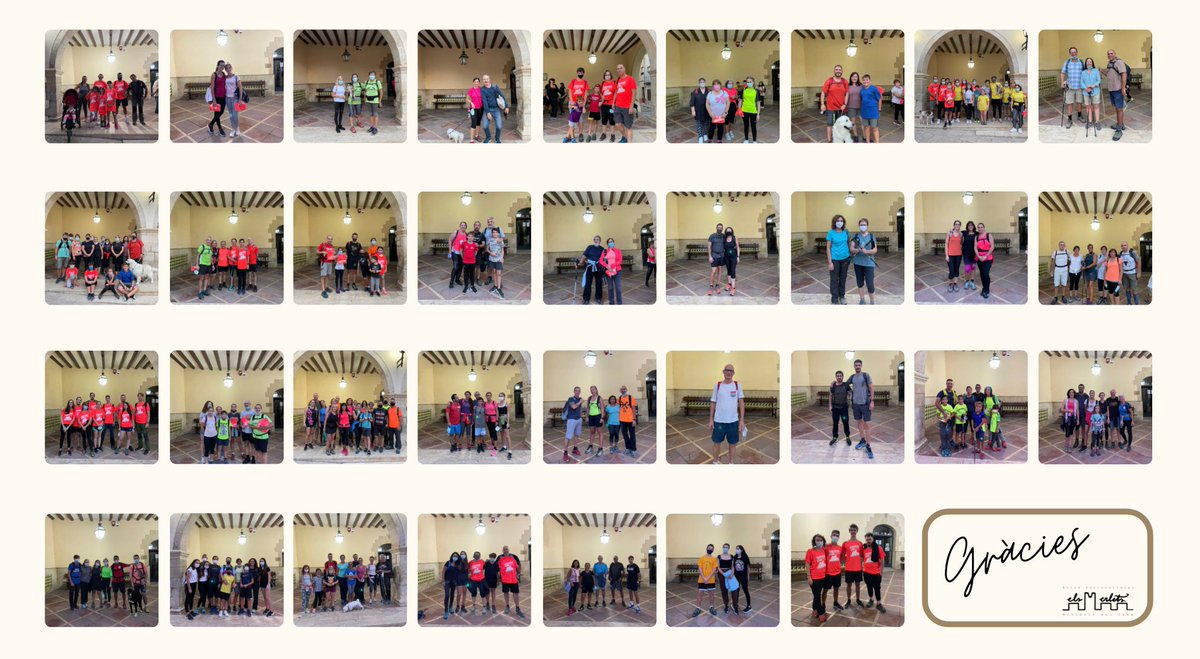 AMerlets's tweet photo. 💥 Pujada a la Roca amb 2️⃣4️⃣3️⃣ persones 💥
.
Molt agraïts a Protecció Civil de Montbrió ja que sense ells no seria possible 🤗 Suma - Cal Vidiella per les facilitats i les samarretes. I a tothom per la seva participació i la responsabilitat mostrada al llarg de tota l’activitat https://t.co/o5OLaD0ncV