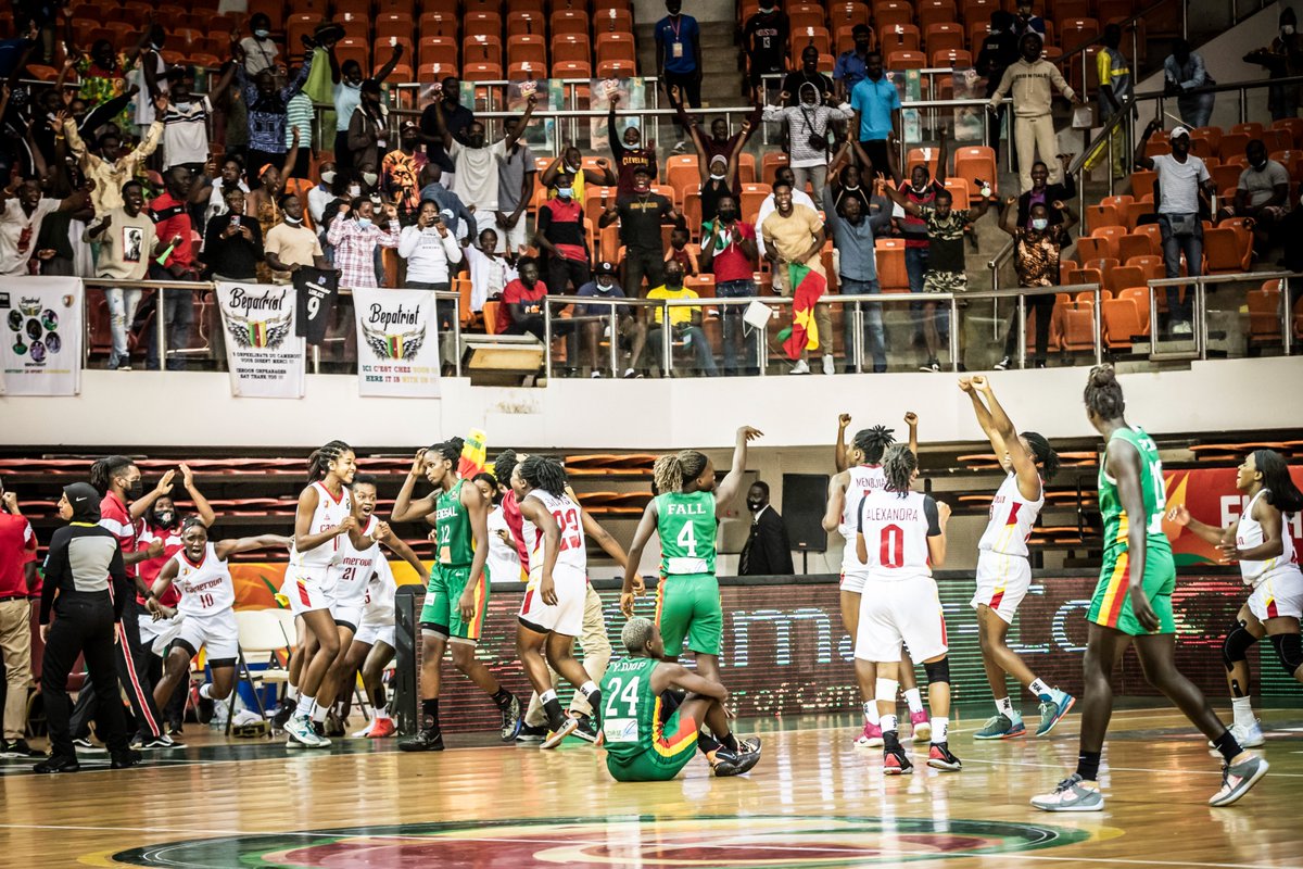 afrobasketwomen's tweet photo. 🎉Congrats to the 🇨🇲 lionneses!🎉 What a great comeback against Senegal 🇸🇳, to finally reach the third place 🥉 of the podium! 

@FECABASKET 

#AfroBasket #Women #Celebrate60 https://t.co/u3Hj4rcGhK