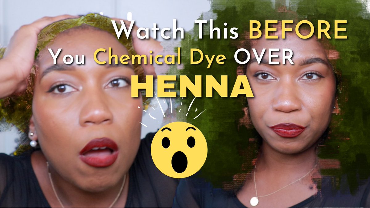 Sooo I chemically dyed over henna… What Happened To My Hair… 😰 youtu.be/8v8bPWOjD8w