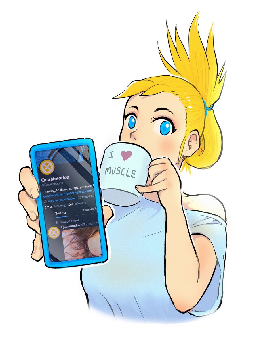 Quasimodox's tweet image. “Look, 10K.”

feels special, but then it’s just another Sunday morning. 

Thank you guys~ 😊 🙏