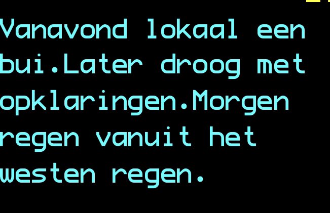 Is dit het meervoud van regen?