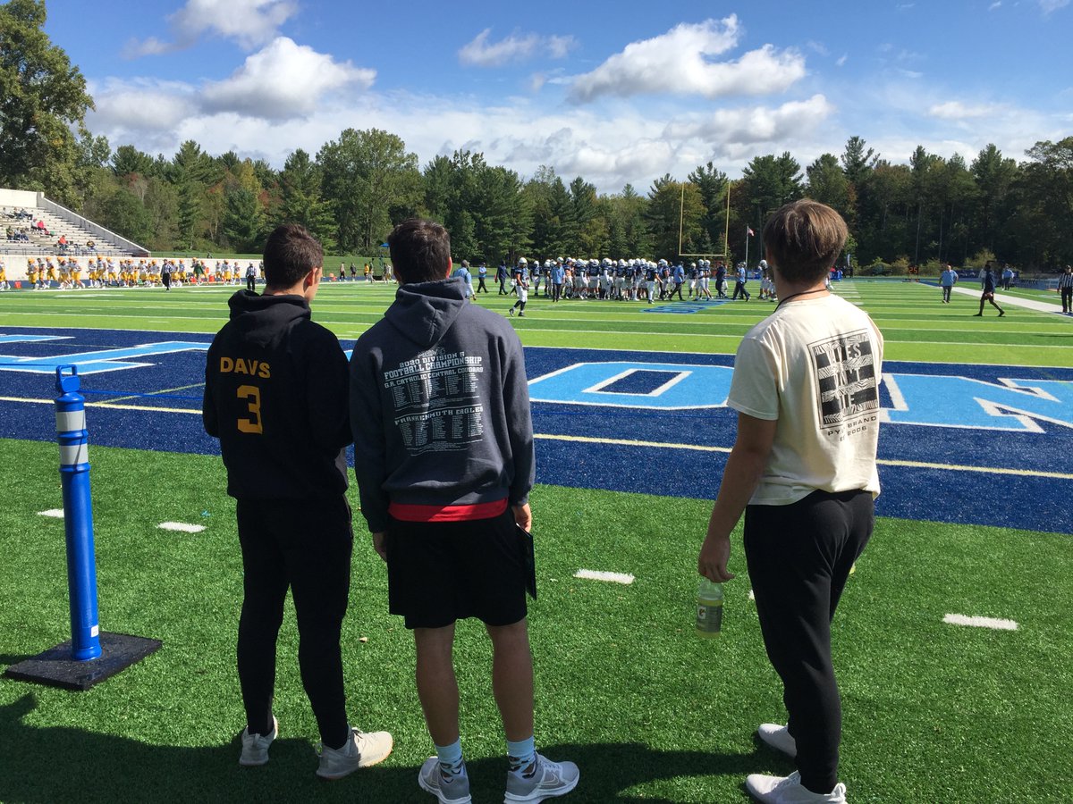 TriProspects's tweet photo. Great to see @ColeJankowski @gage_gransden @cos_davis out at the @The_WOOD_FB for their game day visit. All 3 are Tri-Valley Prospect 7 on 7 players that are having a great year for their high school teams. @Coach_McMacken good win yesterday and all 3 of these guys are players! https://t.co/kpGDBibaUU