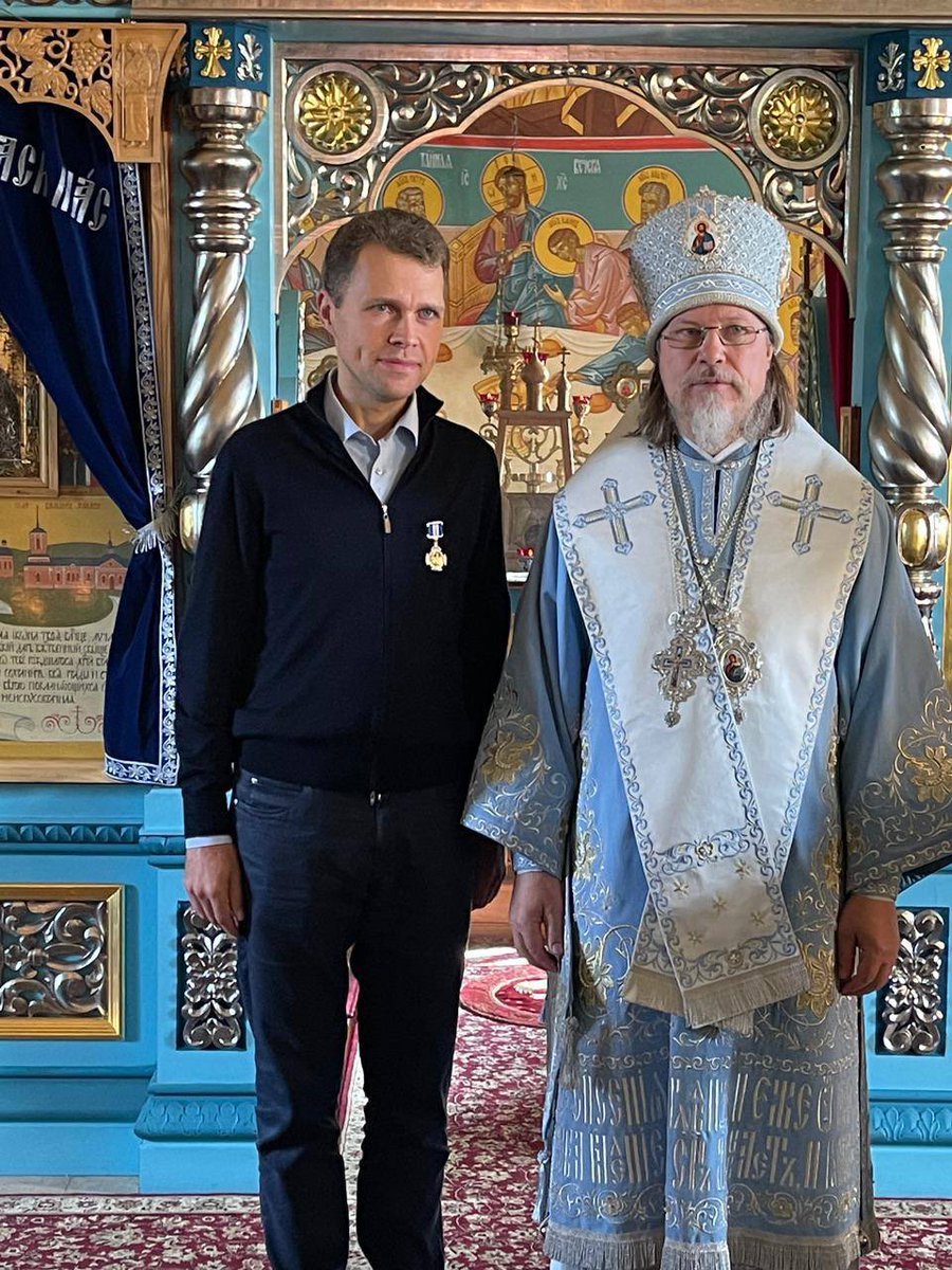 Nikita_Chaplin's tweet image. Замечательная литургия и праздник прошли в селе Большое Жоково под Рязанью.Благодарю митрополита Рязанского Марка за награду.Уверен, наш храм в честь святителя Василия Рязанского потрудится во славу Подмосковья,Рязани,как когда-то Владыка Василий прославлял эти благодатные земли.