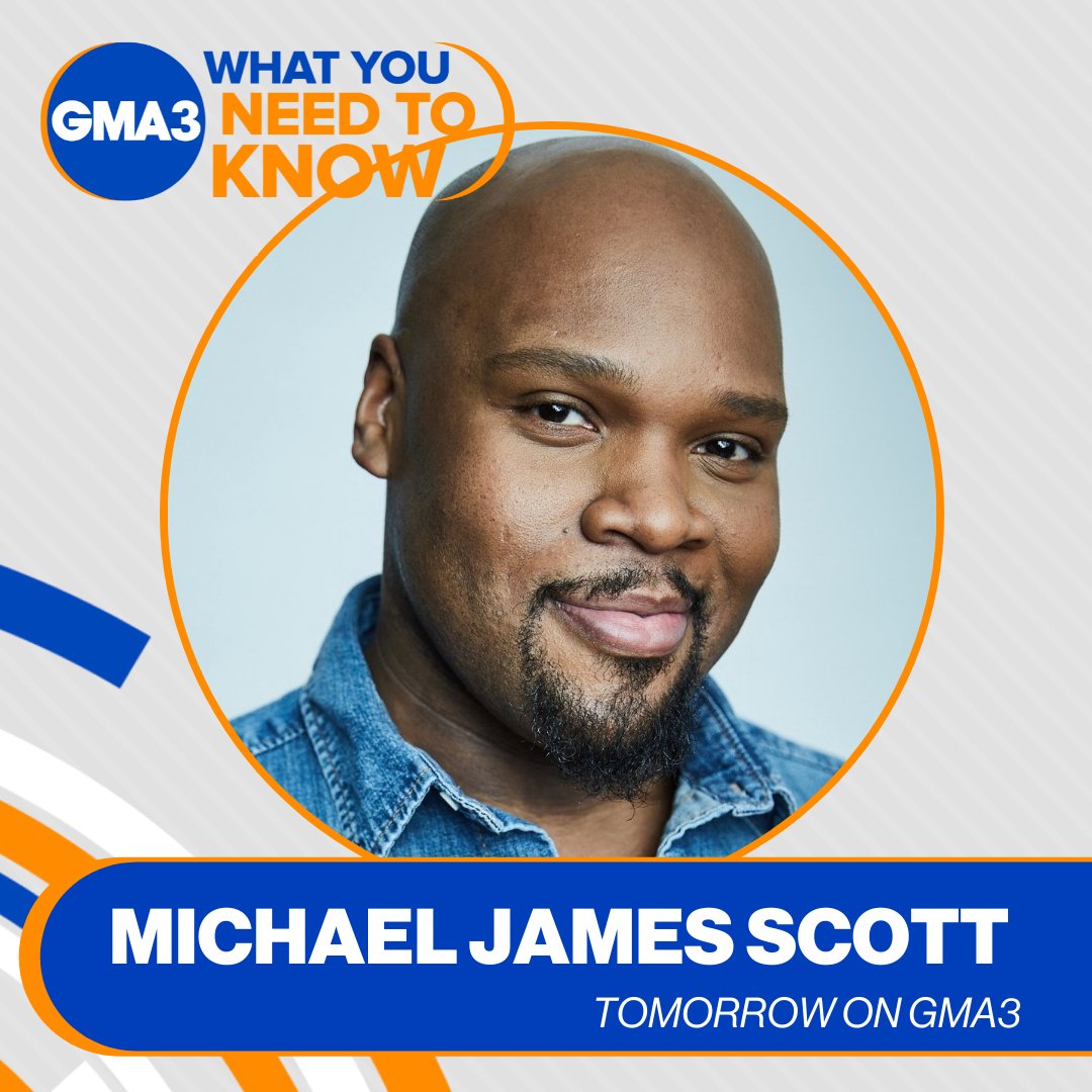 TOMORROW ON @ABCGMA3: @iamMJScott, who plays Genie in Broadway's @aladdin, joins #GMA3 LIVE to talk about the show's reopening on Tuesday night.