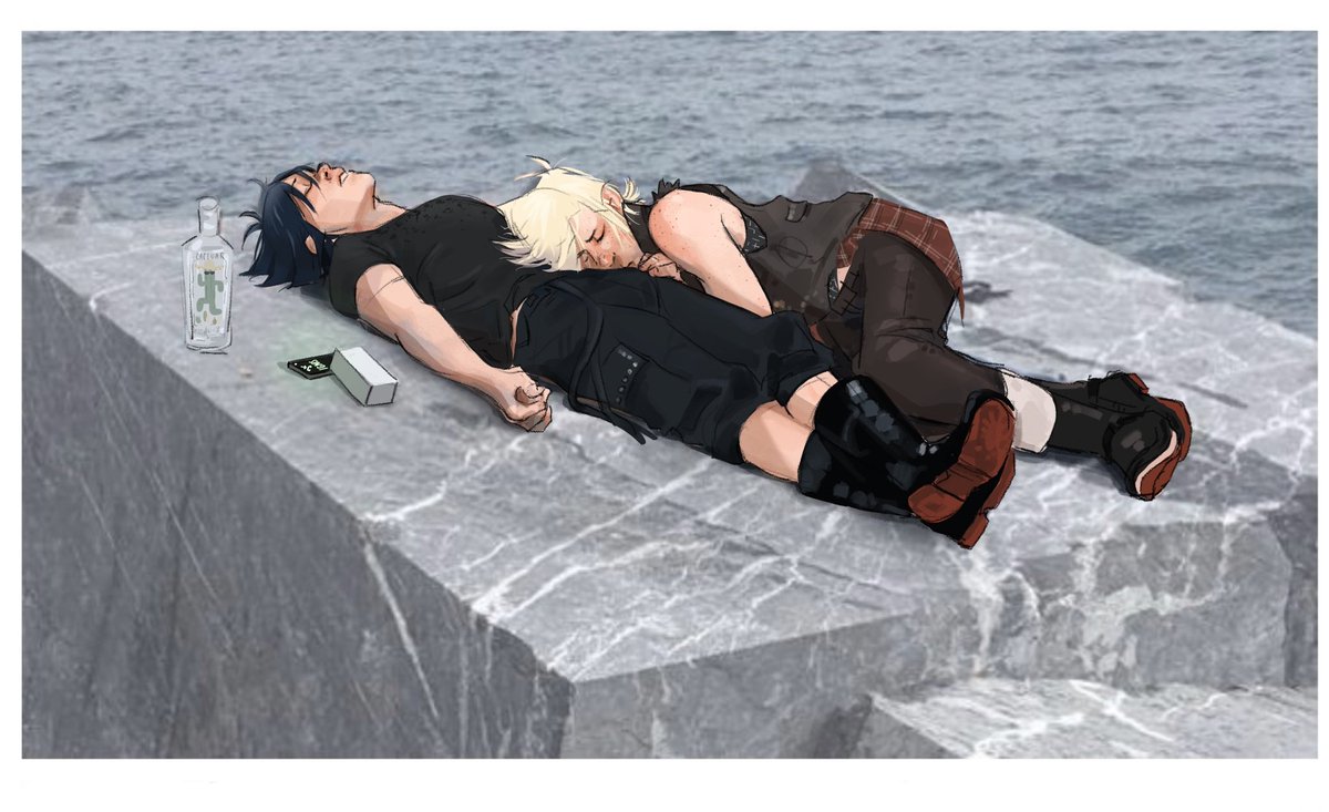 mysteriousbean5's tweet photo. Ok that was fun, thanks for the amazing inspiration @DavnereCaelum ! Now quick, somebody add the headline I'm terrible with text😬
#promptis https://t.co/P2ARCLcxJp