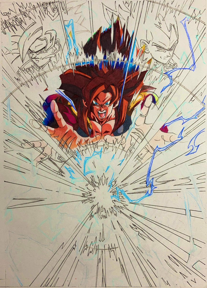 ドラゴンボール「今日はバイトあったからあんまし
描けなかった😓
 #ドラゴンボール
 #模写 」|ひろ 🎨🐉のイラスト