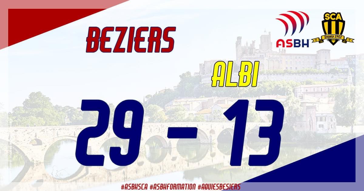 AsbhAssociation's tweet photo. 👉 Les #Espoirs 🔴🔵 enchainent avec un second succès bonifié en autant de match. Reçus 2/2 👏

#ASBHSCA #ASBHFormation #AquiEsBesiers https://t.co/svhUNcopu6