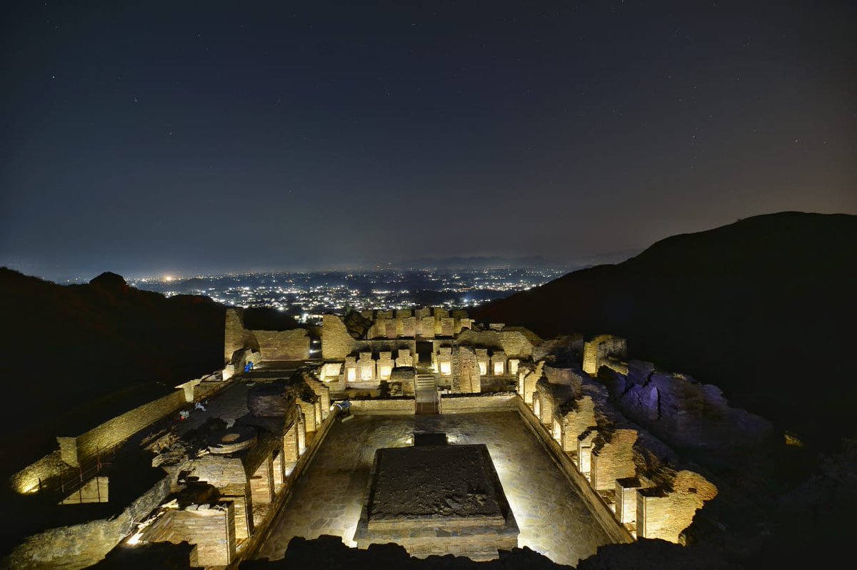 ImranKhanPTI's tweet photo. The ancient ruins of a Buddhist temple in Takhtbhai, Khyber Pukhtunkhwa --- part of Pakistan's rich Gandhara heritage. https://t.co/J23ZZS9Htf